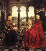 Jan Van Eyck The Virgin of Chancellor Rolin (mk08) Sweden oil painting artist